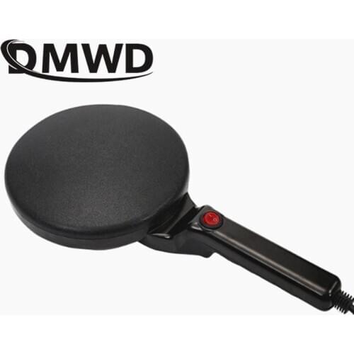 DMWD Electric Crepe Maker Pizza Pancake Machine Mini Non-Stick Griddle Baking Pan Cake Machine Kitchen Cooking Tools