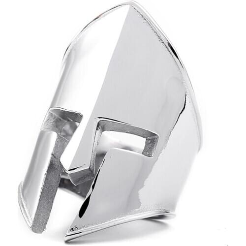New Design Punk Mask ring Stainless Steel High Polished Fashion Antique Jewelry
