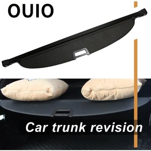 OUIO 1Set Car Rear Trunk Cargo Cover For Hyundai IX35 2010-2017 Car-styling Black Security Shield Shade Automobile accessories