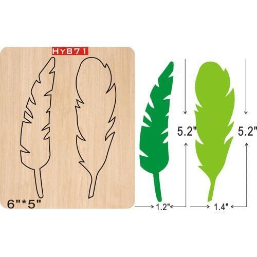 Feather cutting dies 2019 new die cut &wooden dies Suitable for common die cutting machines on the market