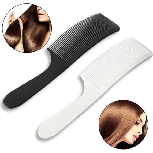 1Pc Professional Curved Shaver Hair Clipper Cutting Comb Barber Flat Top Comb Anti-static Salon Cutting Comb Hairdressing Brush