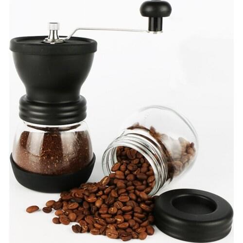 Manual Coffee Grinder Portable Hand-Operated Washable Grinder Cafe Bean Mill Coffee Maker Kitchen Grinding Tools