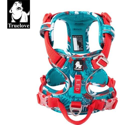 Truelove Pet Explosion-proof Dog Harness Camouflage Reflective Nylon Special Edition and Upgrade Version Easy to Adjust TLH5653