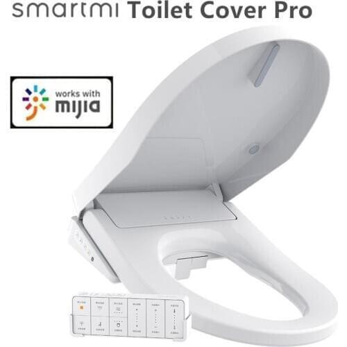 Smartmi Smart Toilet Seat Lid Pro Electric Toilet Cover Automatic Induction Bidet Work with Mijia APP Remote Control