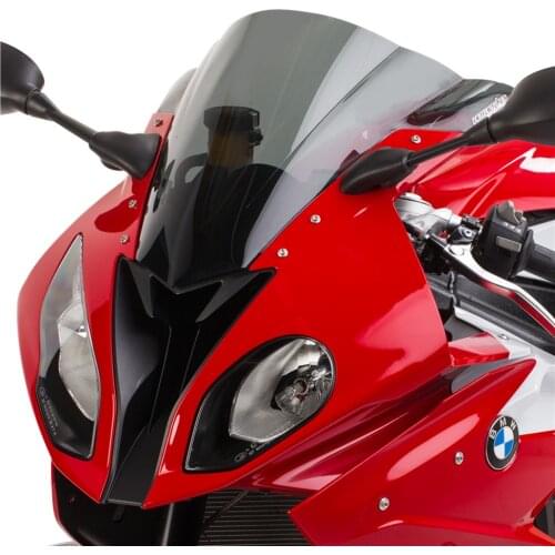 For BMW S1000RR S 1000 RR 2015 2016 2017 2018 Smoked Windshield WindScreen Double Bubble S1000 s rr 15 16 17 18