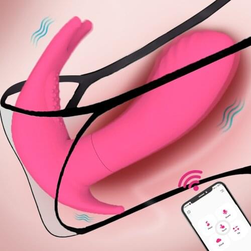APP Remote Control Wearable Vibrator Dildo Vibrator for Womens G-spot Clitoris Invisible Butterfly Panties Vibrating Egg SexToys