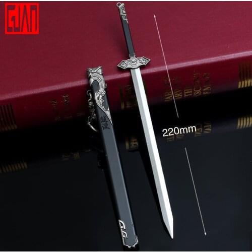 The Magic Road Surrounds The Blue Wangji Dust-preventing Sword Wei Wuxian Jinling Scabbard Sword Alloy Weapon