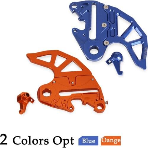 Motorcycle Rear Brake Disc Guard Cover Protector CNC Caliper Support For KTM SX SXE EXC EXCF 125 150 200 350 390 450 2004-2019