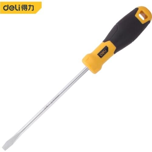 Deli 1 Pcs Multi-Function Screwdrivers Insulated Security Repair Tools Slotted Maintenance Repairing Hand Tools Screwdrivers