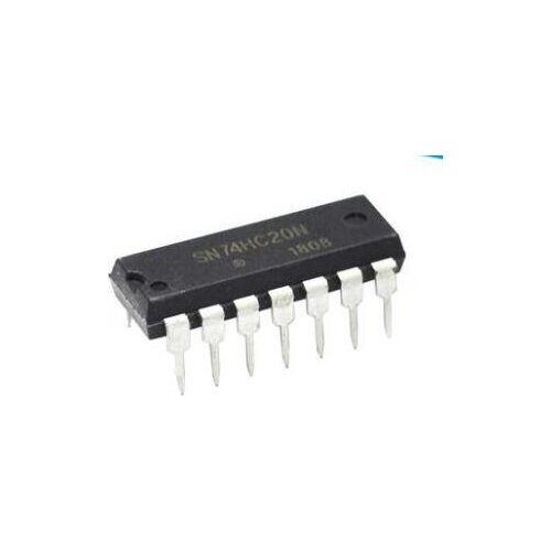 10PCS/LOT SN74HC20N 74HC20 HD74HC20P DIP-14 dual 4 input nand gate