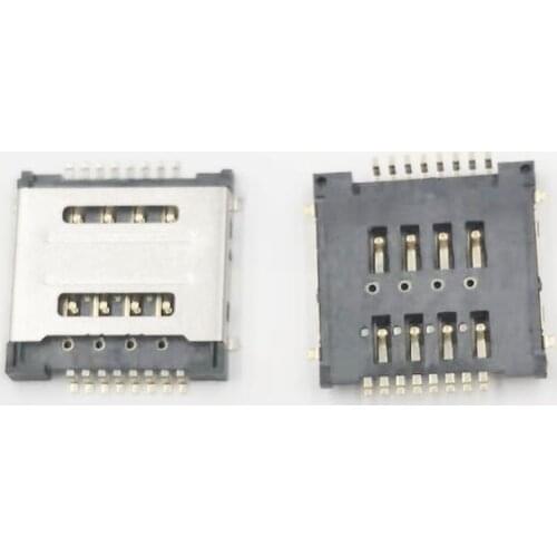 2pcs Sim Card Reader Slot Tray Holder Connector Socket For Lenovo A800 A529 S720 S720I S720E A780 A520 A580 S850E A690 A690 T E