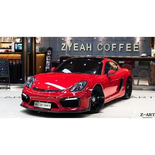 2013-2015 Z-ART front bumper for Boxster Cayman face lift front bumper for 981