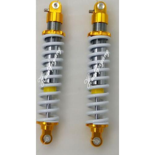 White&gold 9mm spring new 370mm Rear Shock Absorber Suspension for CF800-2/CFX8 YAMAHA HONDA SUZUKI KAWASAKI QUAD DIRTBIKE ATV