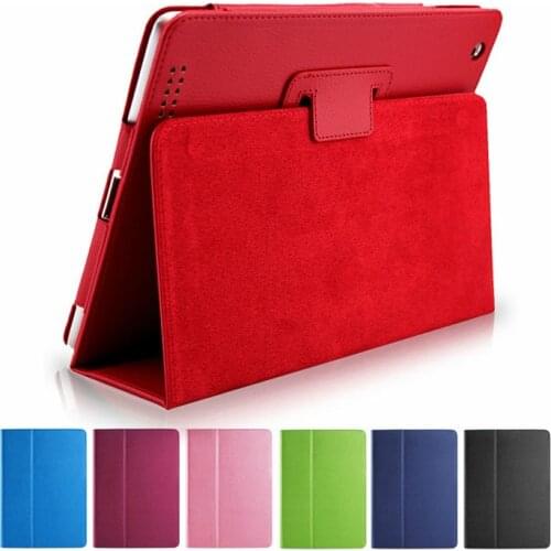 Case For iPad 2 3 4 9.7" Cover for iPad A1460 A1459 A1458 A1414 A1430 A1403 A1397 A1396 Flip Stand Leather PU Tablet Case Cover