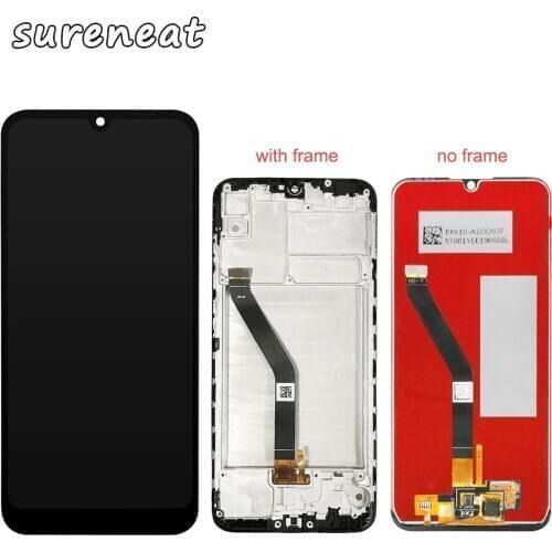 For HUAWEI Y6 2019 LCD Display+Touch Screen Digitizer Replacement For Huawei Y6 Pro 2019 / Y6 Prime 2019 LCD+ Frame For Honor 8A