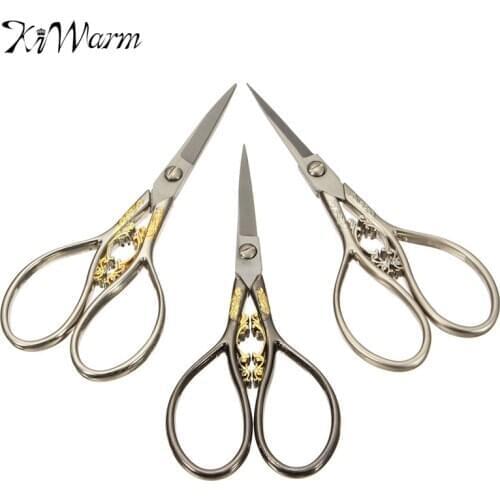 European Vintage Stainless Steel Tailer Sewing Scissors For Clothing Fabric Craft Home DIY Crafts Accessories Supplies