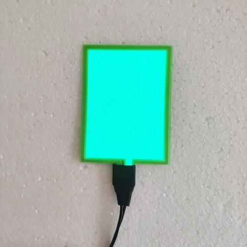 4cmx6cm Flexible El Backlight El Lighting Sheet LCD Backlight EL foil with DC3V Or DC5V USB Inverter 5pcs/Lot
