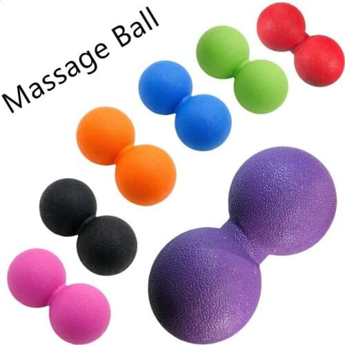 Foot Massage Roller Peanut Double Lacrosse Spiky Ball Myofascial Balls For Plantar Fasciitis Mobility Back Foot Arch Pain Relief