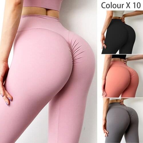 New Yoga Pants Women Leggings Hip Push UP High Waist Long Tights Sports Fitness Training Female Seamless Formfitting Sportswear