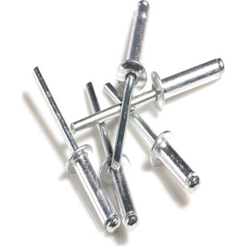 M4/M5 Domed round head pop rivets open end decoration metal fastners 8mm/13mm/16mm/20mm/25mm
