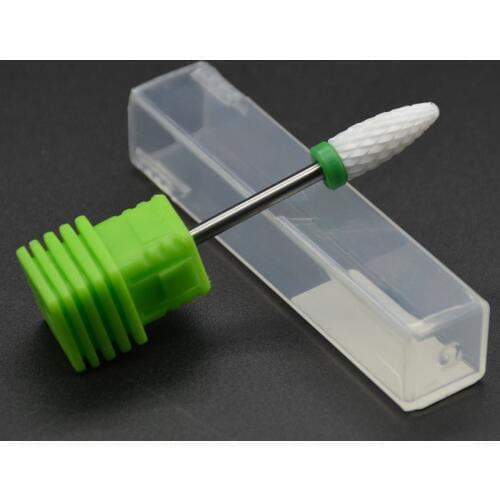 MAOHANG Super Nozzle Ceramic Flame bit electric nail drill Bit cutter drill nail manicure machine Accessories device nail