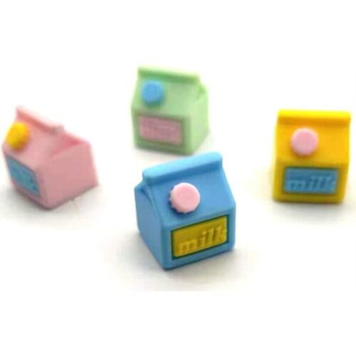 Milk Box Design Resin Keycaps For Cherry Mx Gateron Kailh Box TTC Switch Mechanical Keyboard Green Yellow Pink Blue Key Cap