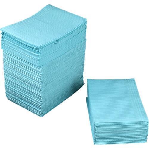 125pcs Disposable Tattoo Bibs Tattoo Table Covers Clean Pads Patient Dental Napkins Beauty Tattoo Accessories Tattoo Clean Pads