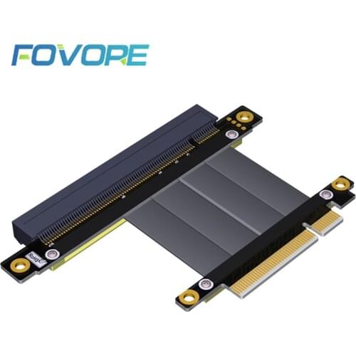 PCI Express PCIE Riser Card Extender PCI E x8 to x16 Slot PCI-E Riser Adapter Extension Cable PCIe Gold Plated For BTC Mining