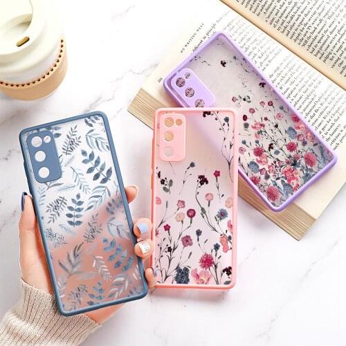 Lens Protection S20 Plus Case For Samsung S21 Plus Case Hard Funda For Samsung S20 FE S21 Ultra A12 A21S A31 A51 A71 S20FE Cover