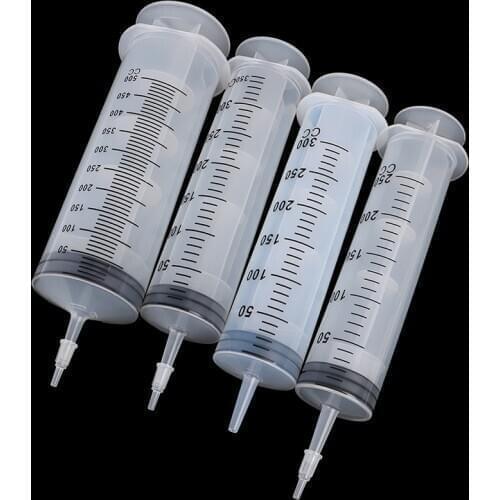 1PC High-capacity Syringes Disposable Nutrient Sterile Hydroponics Feeding Syringe 250ml,300ml,350ml,500ml Hot