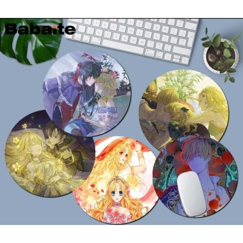 Babaite New Printed Who Made Me A Princess High Speed New round Mousepad Anti-Slip Laptop PC Mice Pad Mat gaming Mousepad