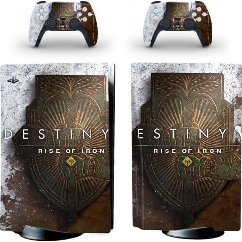 Destiny 2 PS5 Standard Disc Edition Skin Sticker Decal Cover for PlayStation 5 Console & Controller PS5 Skin Sticker Vinyl