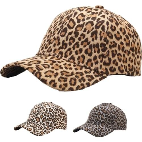 Unisexy Retro Baseball Cap Girl Adjustable Outing Sun Hat Men Cotton Sports Caps Women Leopard Peaked Cap Trucker Hats