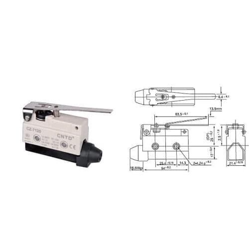 Top Quality Original CNTD CZ-7120 Micro Switch/Limit Switch Outer shell covered with intensive plastic/Water-proof/Oil-proof