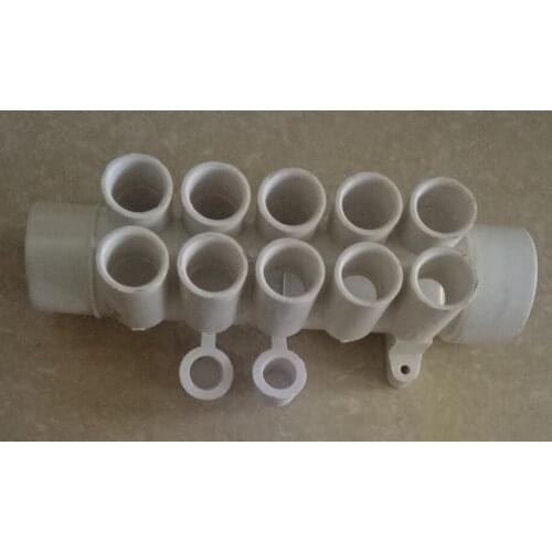 1.5" PVC Manifold (10x) 3/4" Barb Spa Waterway & 1.5" male/female inlet 10 x 3/4" male smooth outlets