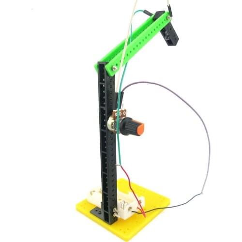 1PCS Creative DIY Dimming Station Light Handmade Toys For Kids Puzzle Solar Toy Physics Teaching Tool Science Experiment