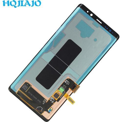 10PCS Super Amoled For Samsung Galaxy Note 8 N9500 N9500F N900D N900U Touch Screen Digitizer Original With Burn