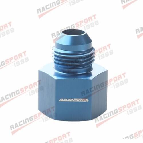 10AN AN-10 Female To 8AN AN-8 Male Flare Reducer Aluminum Blue