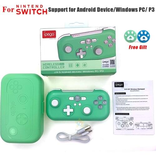 2020 Green Wireless Bluetooth Game Controller for Nintendo Switch Mini Baby Controller Joystick Gamepads