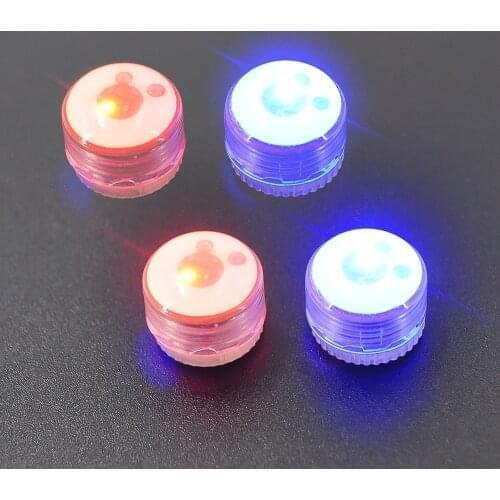 4pcs/set Drone Strobe Lights Signal Warning Light Red/Blue Lights Flash High Brightness with Batteries for DJI Mavic Mini/ FPV