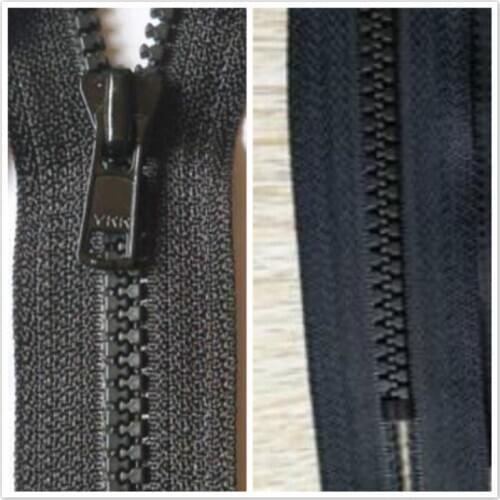50 Pcs/lot Most Free Shipping Ykk Zipper Black Resin Close End for Pocket Collar Pants Sewing Accessories Wholesale