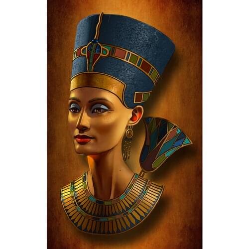 Full Square/Round Drill 5D DIY Diamond Painting "Queen of Egypt" Diamond Rhinestone Diamond Embroidery Cross Stitch Home Decor