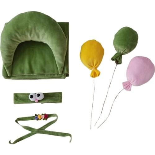 B2EB Cloth Blanket Moon Pillow Baby Photography Record the Unforgettable Moments of Baby Growth for Keep Good Memories