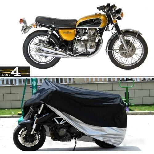 MotorCycle Cover For Honda CB500 Four WaterProof UV / Sun / Dust / Rain Protector Cover Made of Polyester Taffeta