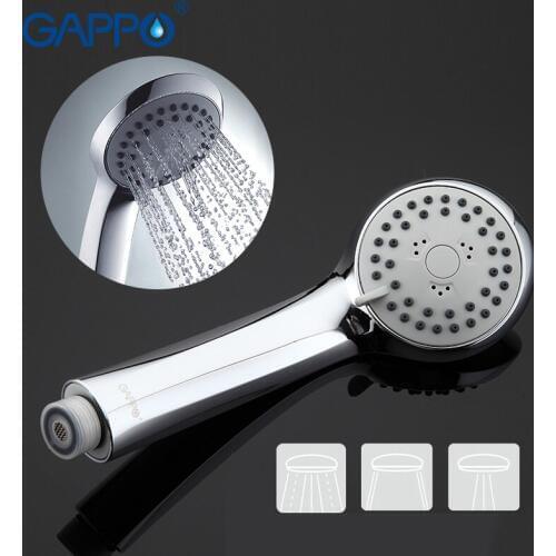 Gappo bathroom rainfall SPA hand Shower Head Top Massage chrome water save sauna mixer alcachofa de la ducha G04