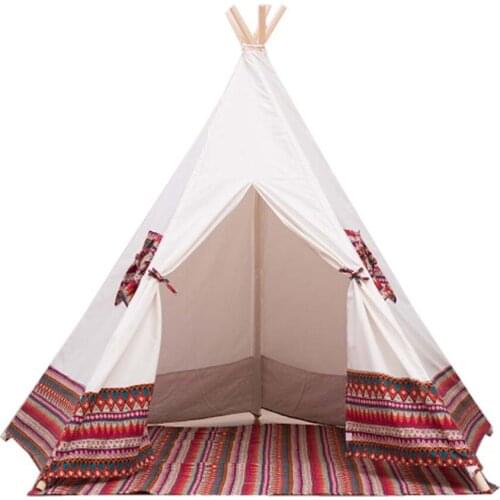 Free Love @red color kids play tent indian teepee children playhouse children play room teepee