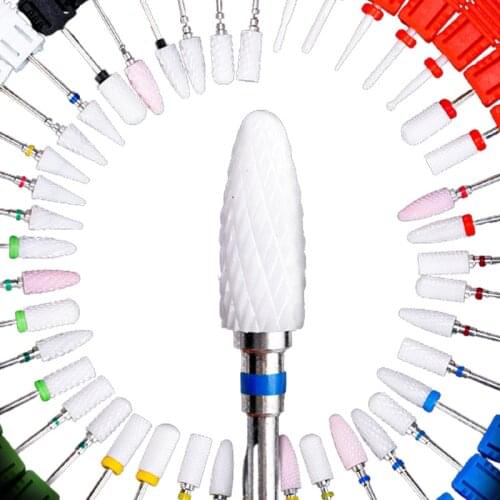 Nail Drill Bit For Pedicure Machine Electric Bits Manicure Mill Cutter Nail Tools for Removing Gel Nail Varnish Polish Files