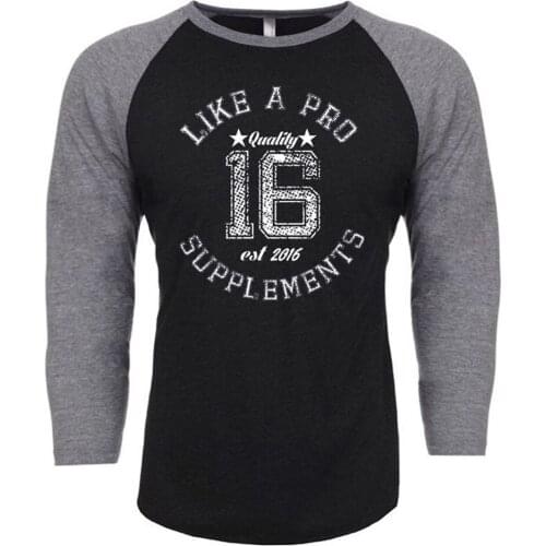 Gym Fitness Skinny t shirt Men Casual Cotton Long sleeves T-shirt Male Bodybuilding Workout Patchwork Tees Sport Tops Clothes