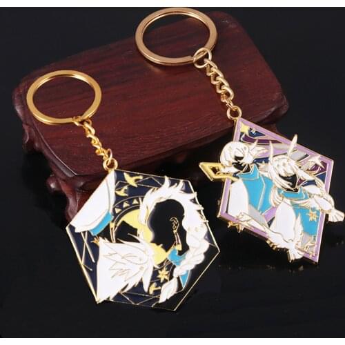 Game Sky Children Of Light Keychain Guangyu Rhythm Prairie Shiratori White Bird Metal Key Chain Pins Props Jewelry Accessories