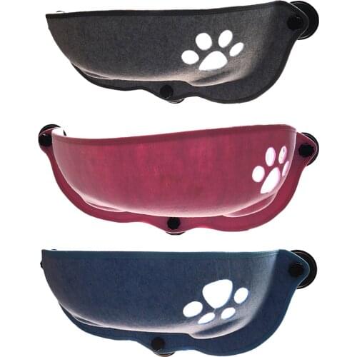 Pet Cat Hammock Beds Sunny Set Window Kitty Lounger Suction Hammocks Bed